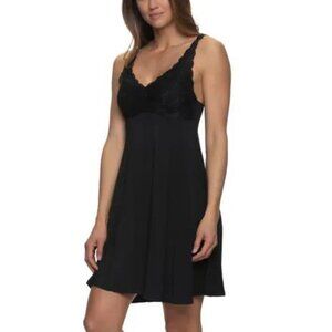 Black Bow chemise size S-black color